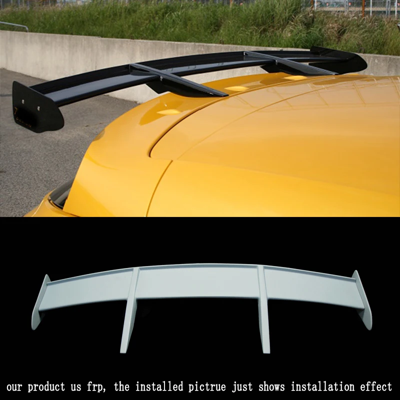 FRP крыло губ для Renault 2014 ~ 2017 Megane RS RKD стиль Стекловолокно Задний спойлер на крыше