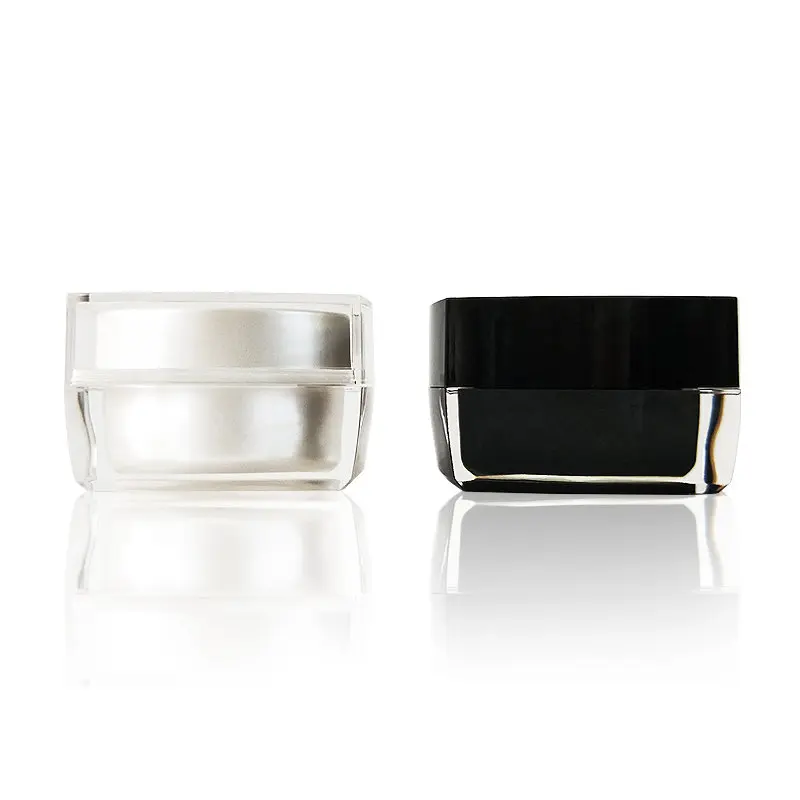 

50pcs 15g 30g Empty Cosmetic Pack for Eye Cream Portable Travel Cream Box Acrylic Jar Refillable Bottle
