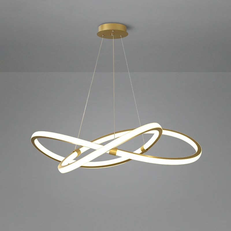

Современные золото Алюминий светодиодный металлический подвесной светильник для дома Спальня Гостиная люстра Декор Светильник ing приспос...
