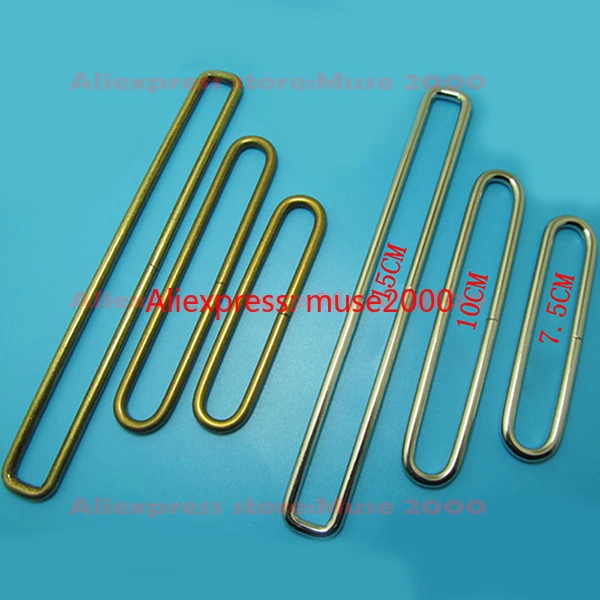 Ткацкая Лента Пряжка металлическое стальное кольцо продолговатой эллиптической