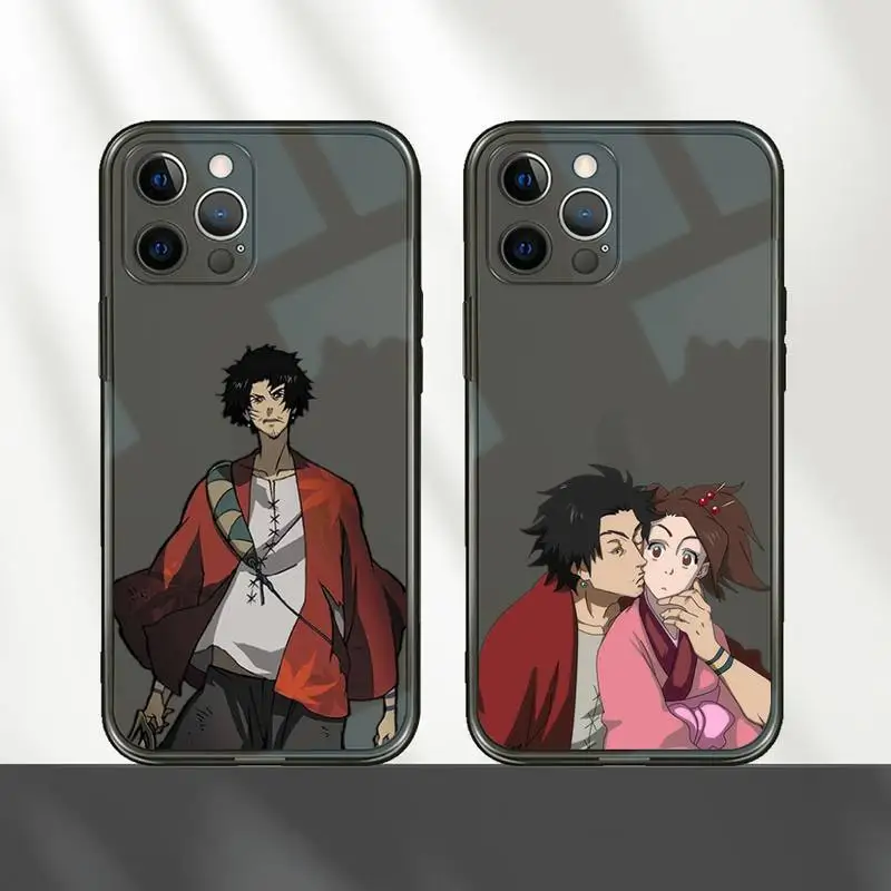 

Samurai Champloo anime Phone Case Transparent for iPhone 7 8 11 12 se 2020 mini pro X XS XR MAX Plus