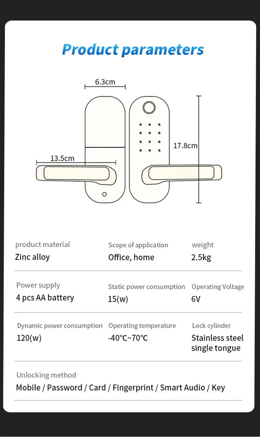 Bluetooth Fingerprint Lock Smart Card Digital Code Electronic Door Home Security Mortise touch screen lock | Безопасность и защита