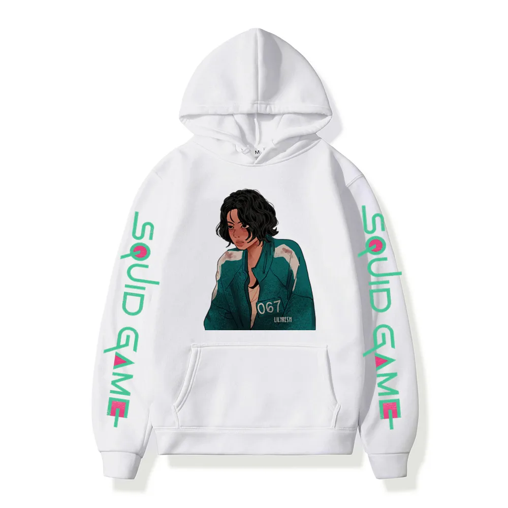 

Kang Sae Byeok Squid game player 067 Hoodie Women Long Sleeve Casual Hip Hop Kawaii Clothes Anime Hoodies Aweatshirts itself y2k