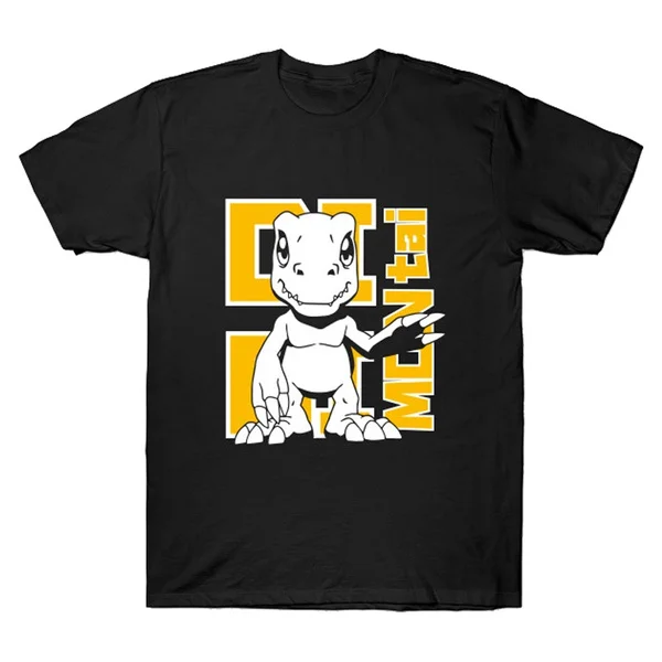 

agumon digimon Mens T Shirt T Shirt Cotton T-Shirt Men Woman Summer Fashion Short Sleeve Tee Shirt Homme Clothing Men