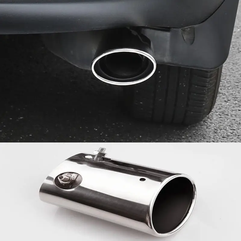 1 шт. хромированная выхлопная труба наконечник для RAV4 2013 2018|Выхлопные коллекторы|