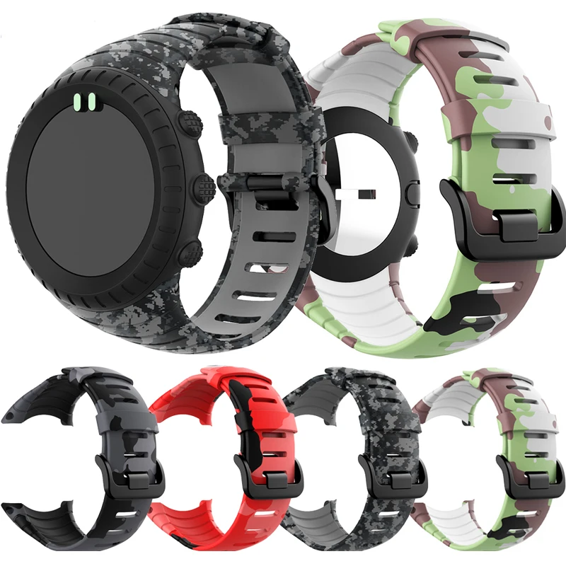 Silicone Watch Strap For Suunto Core Smart Watch Band Replacement Watchband for Suunto Core Smart Watch Band correa