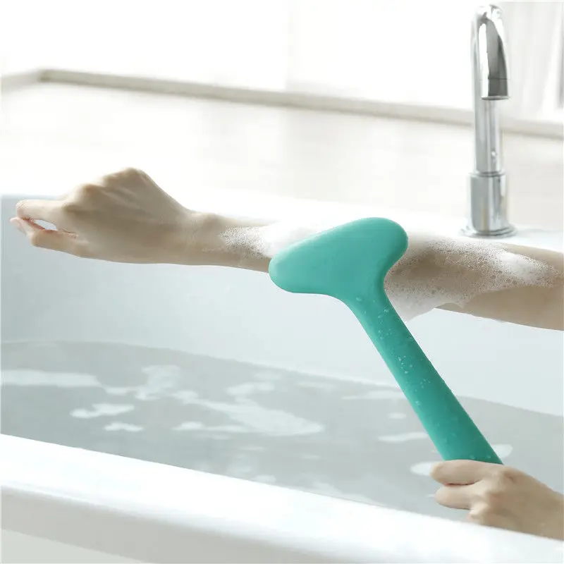 Новая креативная щетка для тела сухой кожи чистки спины отшелушивающая и