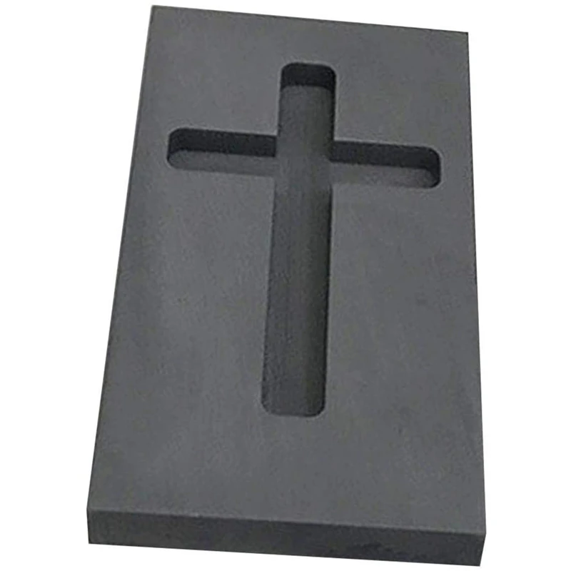 

Ingot Mold Cross Graphite Crucible Mold Melting Gold Silver Nonferrous Metal Casting Refining Scrap Jewelry