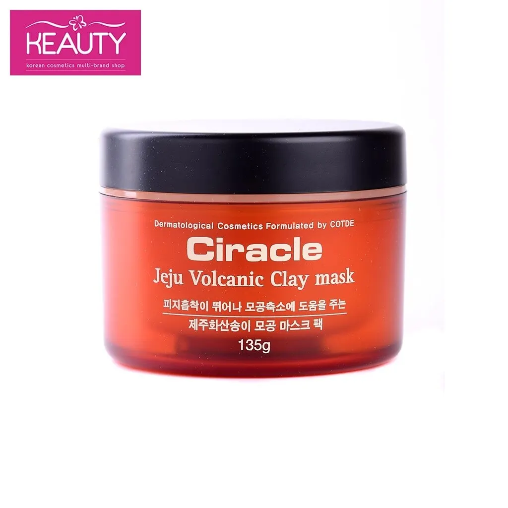 CIRACLE Blackhead Маска из вулканической глины чеджу 135г|Средства для ухода и маски| |