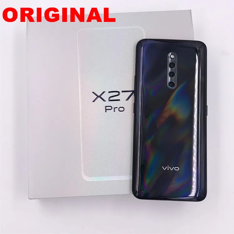 Vivo X27 Pro, камера для мобильного телефона 6. 7 дюймов, фронтальная 32 МП камера заднего вида, 8 ГБ, 256 ГБ, Восьмиядерный экран, отпечаток пальца, 4G, Google