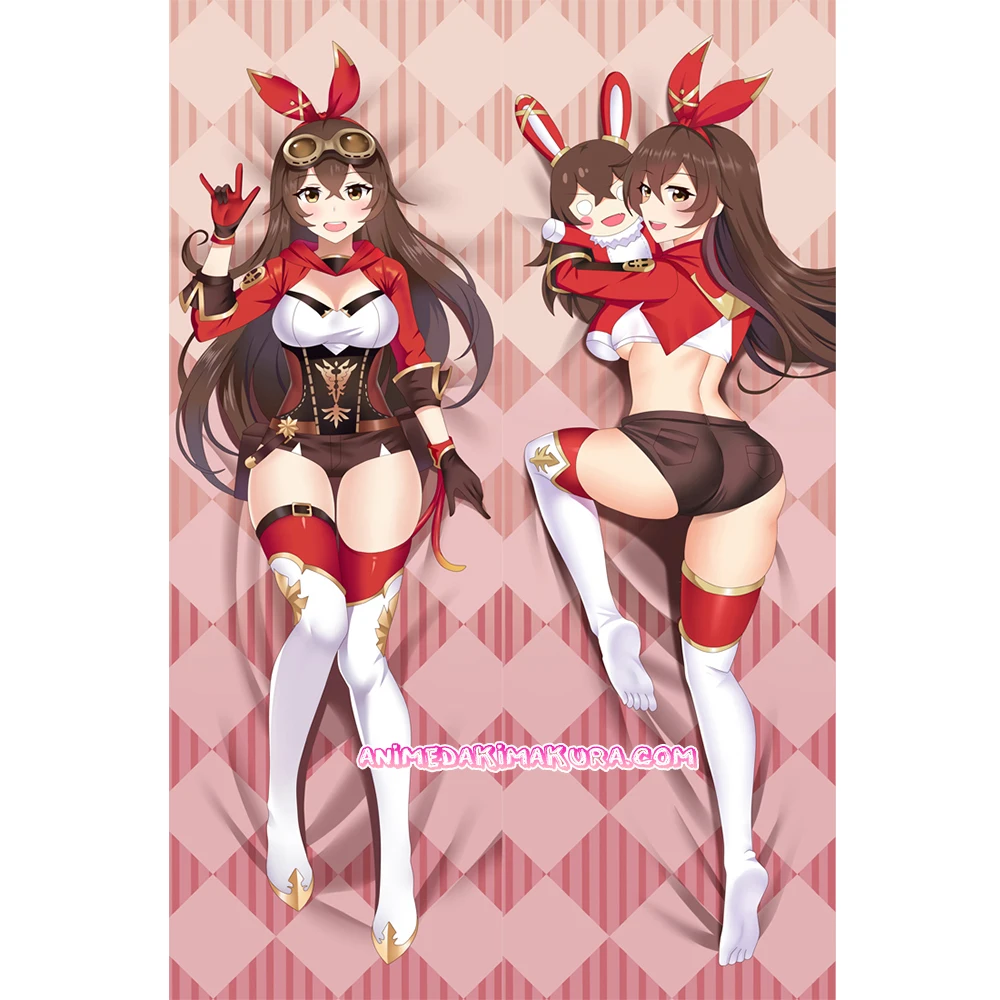 

Genshin Impact Amber Anime Girl Dakimakura Hugging Body Pillow Case Cover