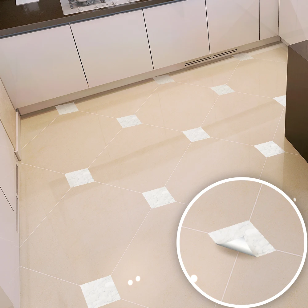 Самоклеящаяся диагональная напольная наклейки на швы Мраморная наклейка в стиле