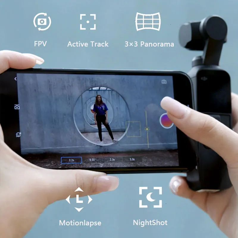 DJI Osmo Pocket 3 оси стабилизированная портативная камера 4K 60fps видео интеллектуальная Механическая стабилизация