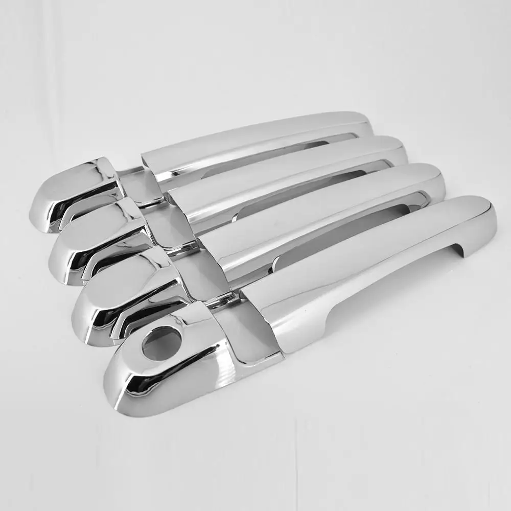 

Внешняя хромированная Серебристая боковая дверная ручка Накладка для hyundai Accent Era Vision Super Pony Brio Avega Verna MC 2005-2011 2006