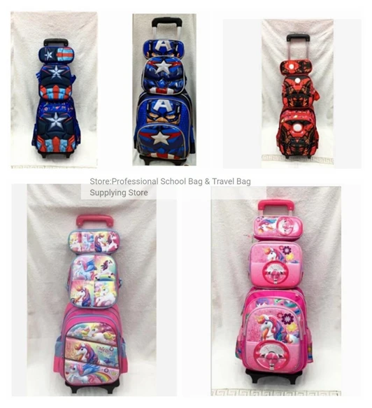 Mochila con ruedas para niños, morral escolar con ruedas, escolar, con  ruedas