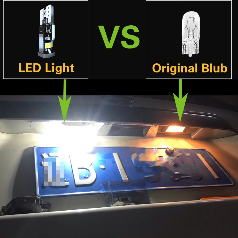 2x LED License Plate Light Bulb W5W T10 Lamp Canbus For Subaru Legacy Forester Impreza Outback Tribeca BRZ WRX STI XV Crosstrek |