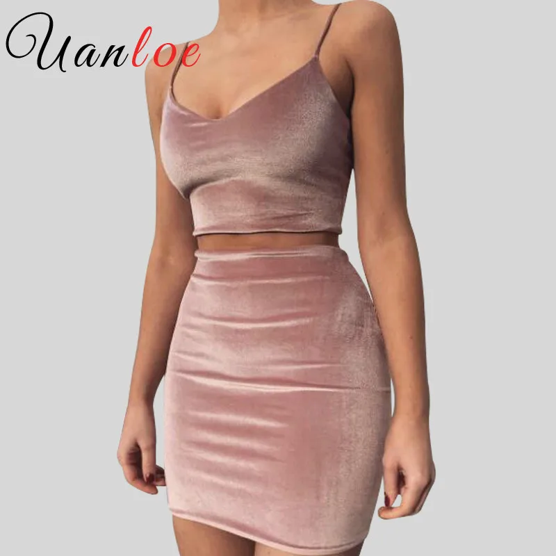 Летние Элегантные вечерние сексуальные Клубные платья UANLOE модель 2018 года