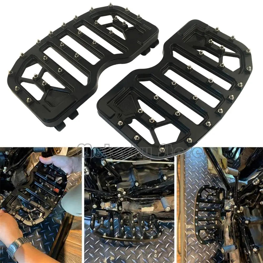 Широкий MX внедорожный измельчитель Bobber стиль передний водительский пол с