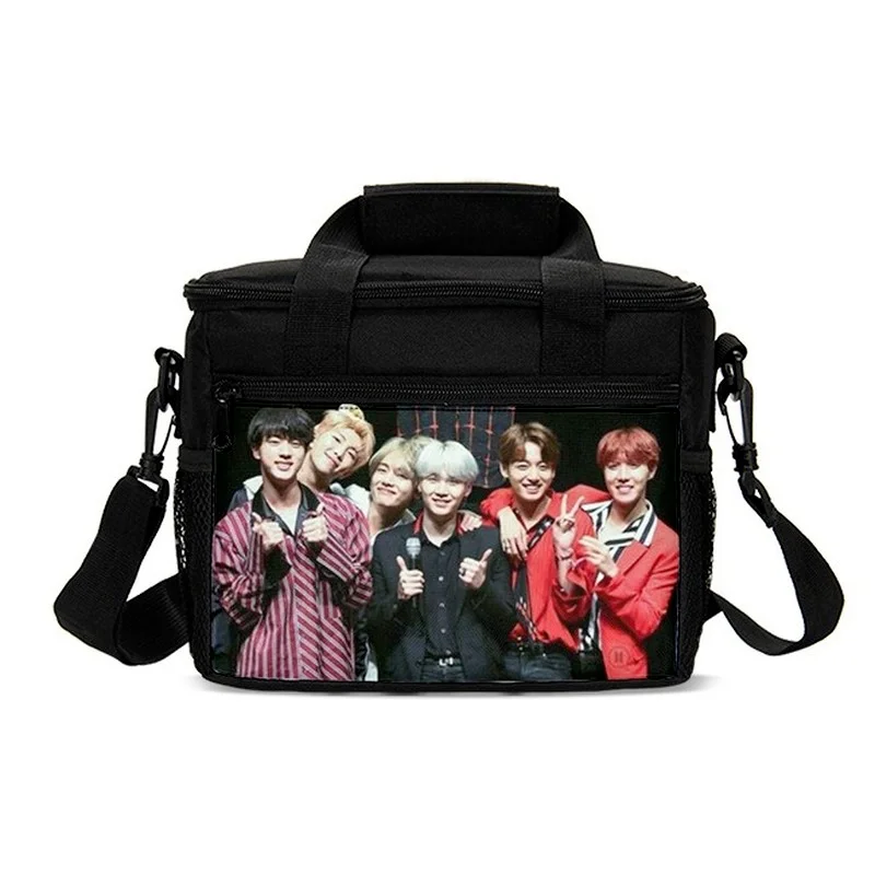 Корейская группа Kpop Boys Портативная сумка для ланча школьный Ланч-бокс ранний