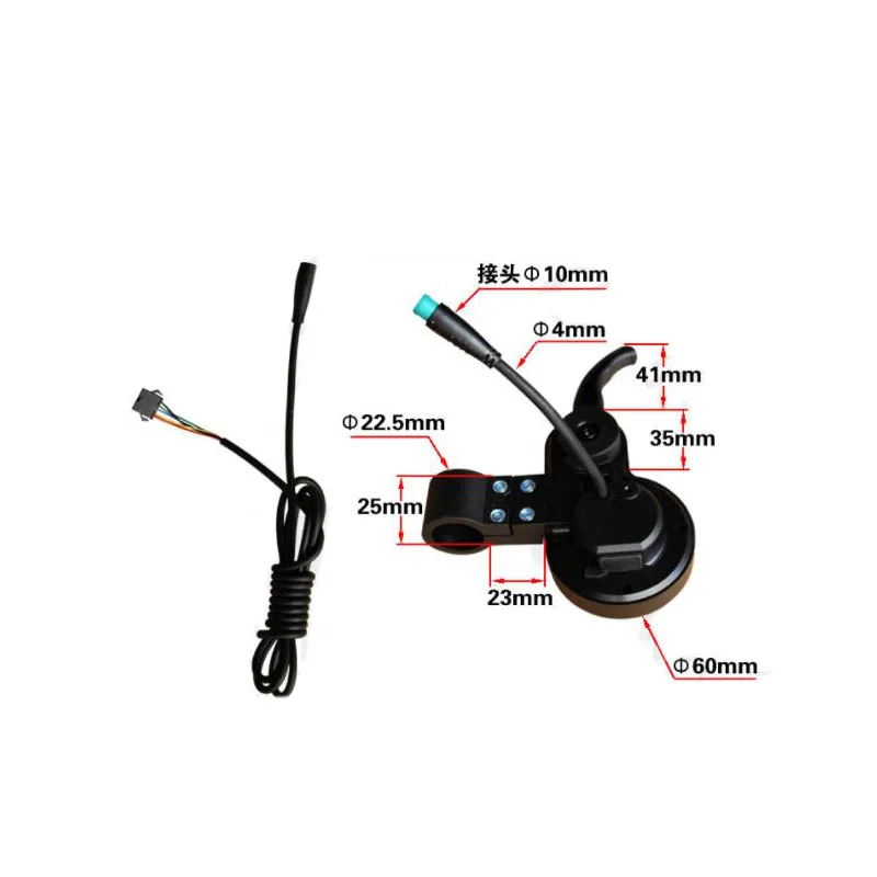 TF-100 E-Scooter бесщеточный контроллер дроссельная заслонка с дисплеем 24 В-48 В 500 Вт 600