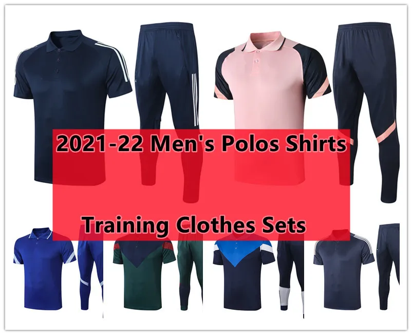 

2021 new Men's Soccer Sports Summer Polos Shirts Sets with pants Sweater Training Tracksuit adult Survetement jogging kits A3