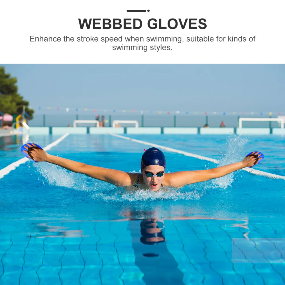 

1 Pair Swimming Training Webbed Lightweight Durable Webbed