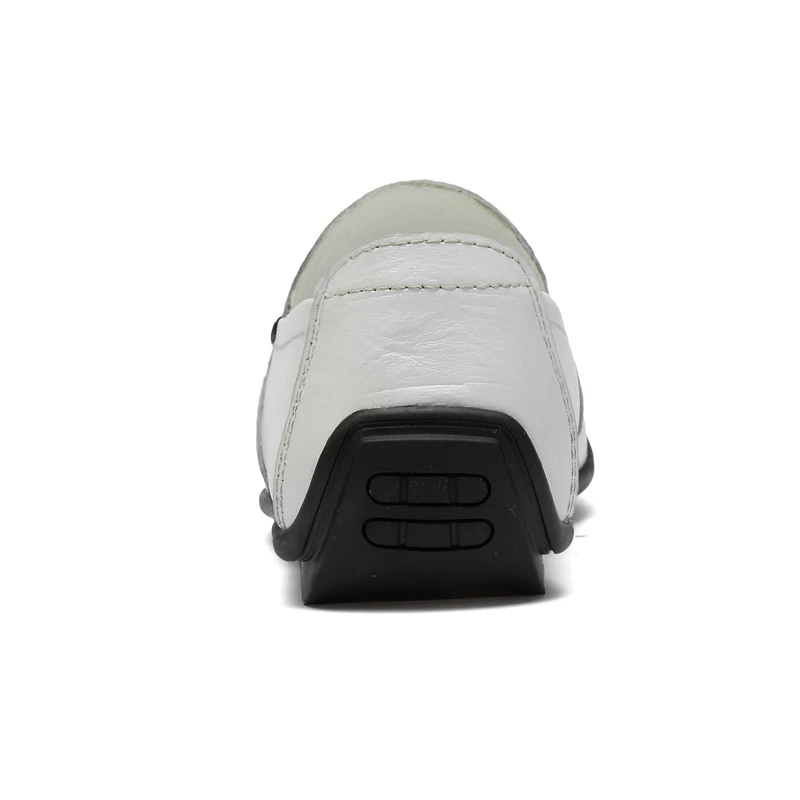 Лоферы мужские из натуральной кожи дышащие на плоской подошве | Обувь