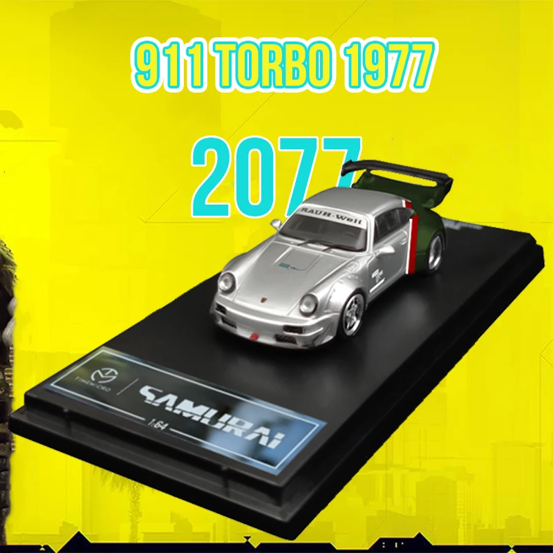 

Time Micro 1:64 литье под давлением RWB 2077 Turbo 911 930 LP700 будущая технология, модель автомобиля, миниатюрные машинки, игрушка