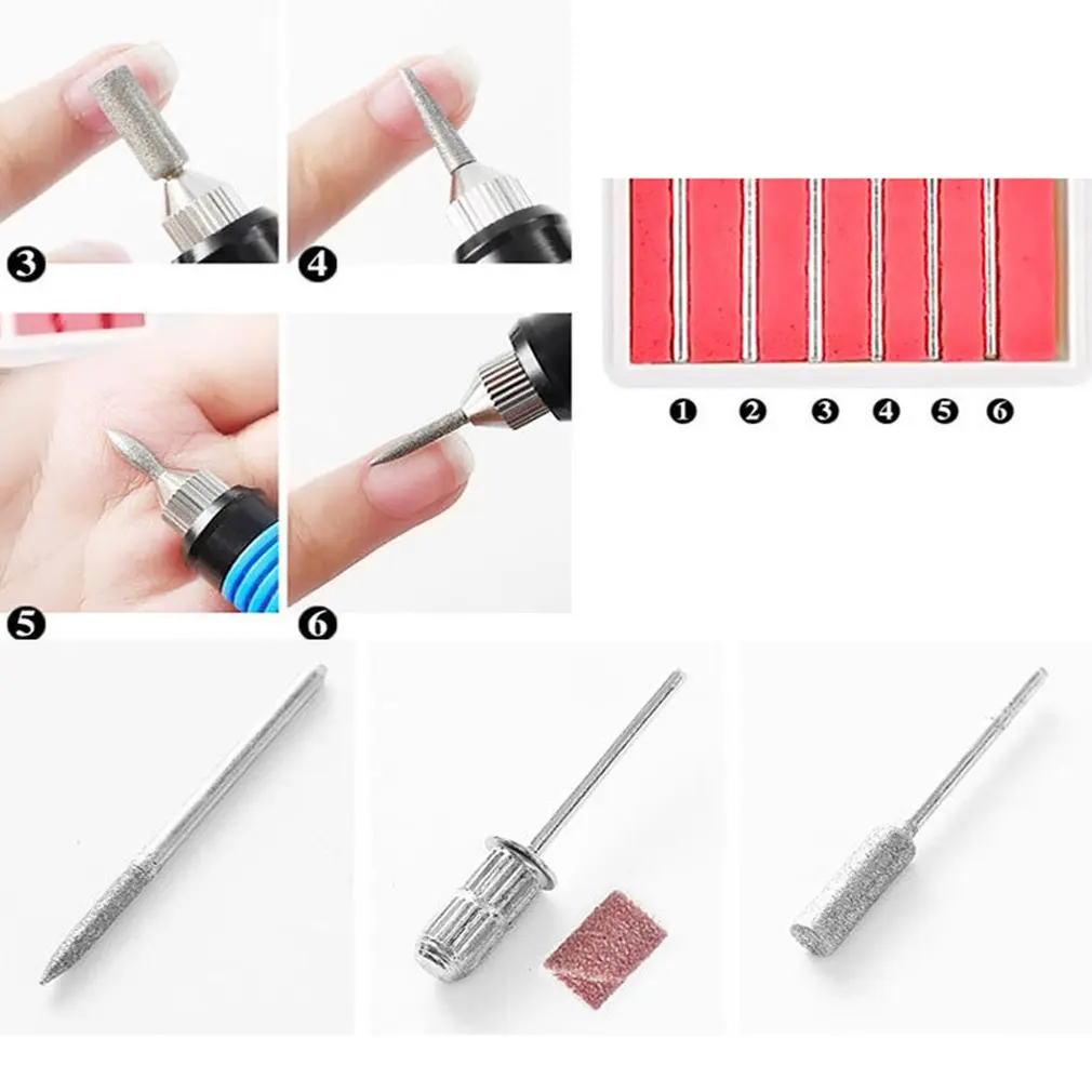 

Electric Nail Sharpener Portable Pen Style Manicure Nail Tool Adjustable Running Speed Heat Dissipation Sharpener