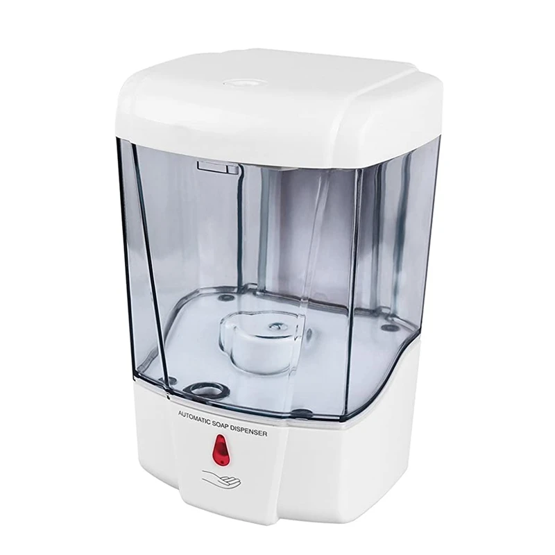 

Automatic Ir Sensor Soap Dispenser, 4Pcs 700Ml Wall Mounted Automatic Soap Dispenser With Press Free Hand Free Infrared