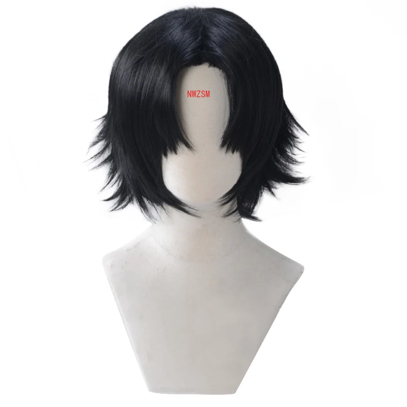 Парик мужской/женский короткий из синтетических волос для косплея |