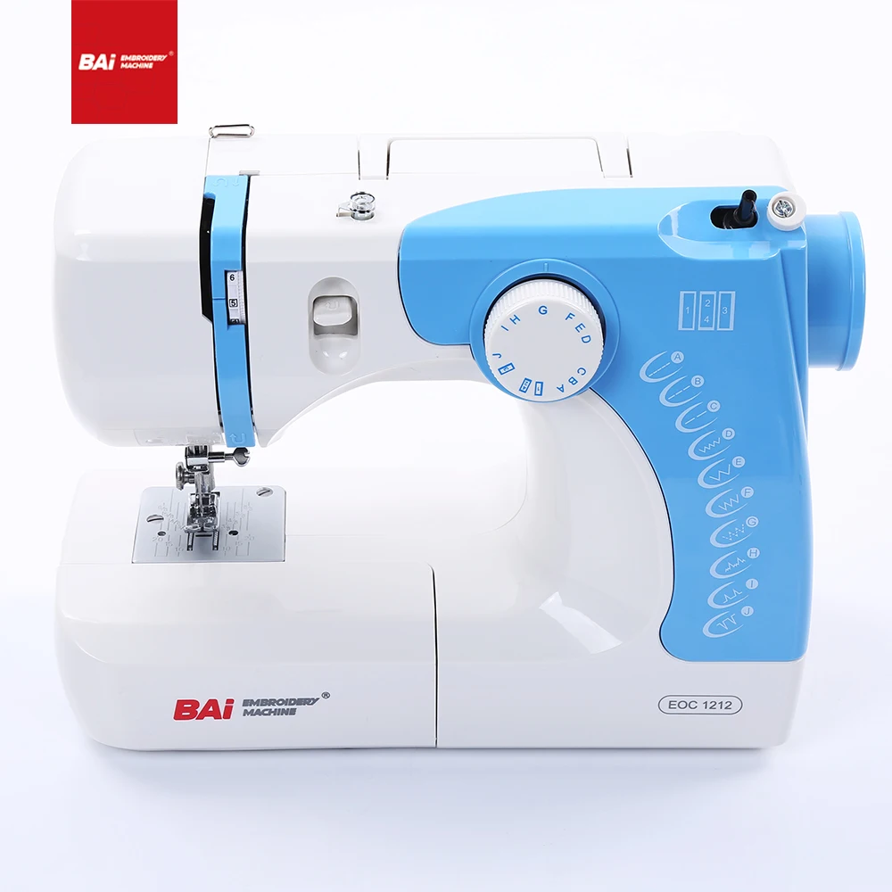 BAI housewife hand-held electric sewing machine built-in 12 kinds of stitches foldable handle | Дом и сад