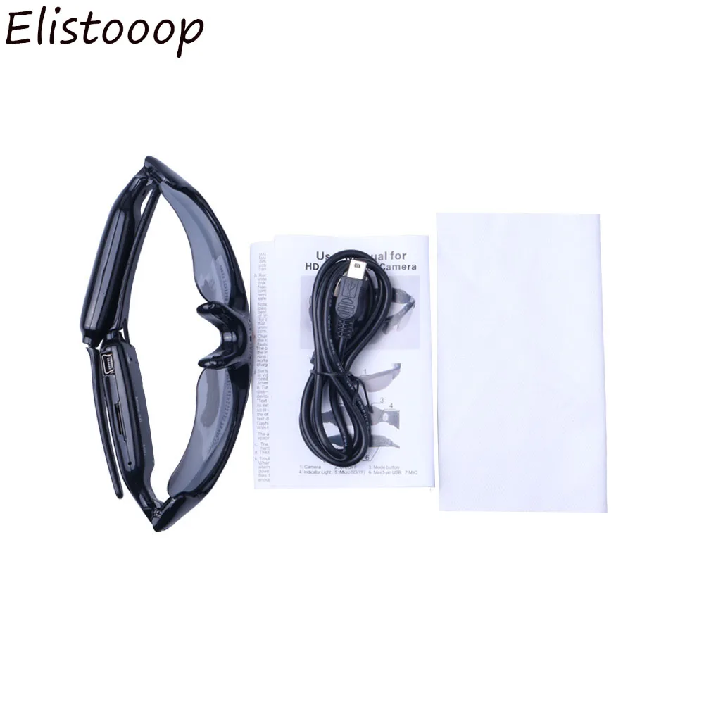 Мини камера солнцезащитные очки HD цифровые DVR видео рекордер DV видеокамера для