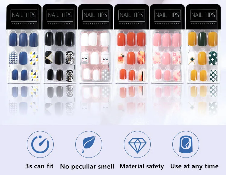 Новое поступление женские гвозди в стиле панк флейты для ногтей мраморные