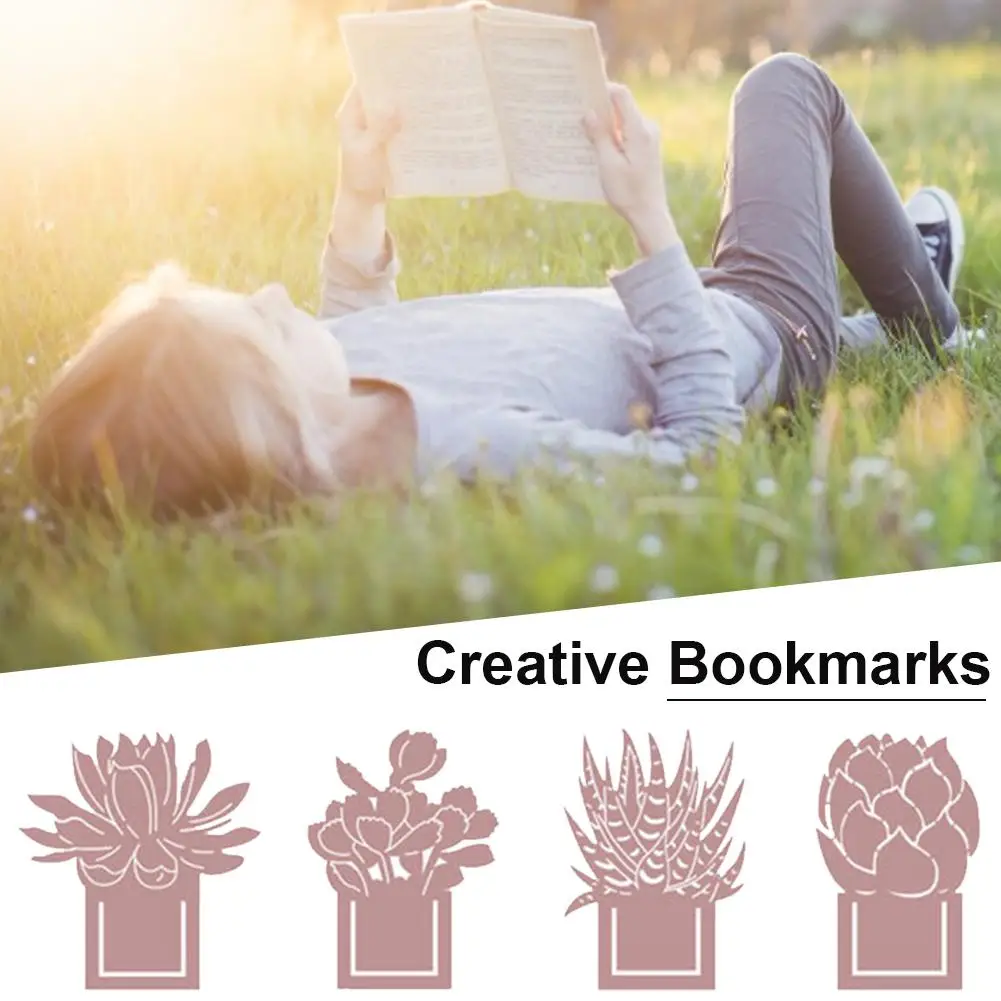 4 шт. креативные закладки Модные металлические для студентов учителей подарки на
