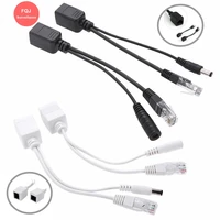 10 pairs poe cable passive power over ethernet adapter cable poe splitter rj45 injector power supply module 12 48v for ip camera