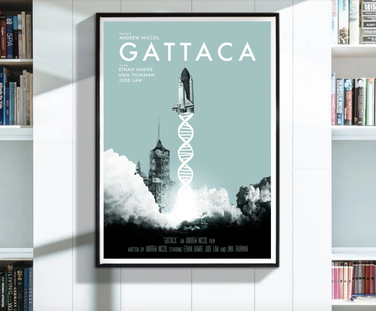 Искусственный интеллект научно-fi Gattaca Ретро Винтаж классическое кино Плакаты