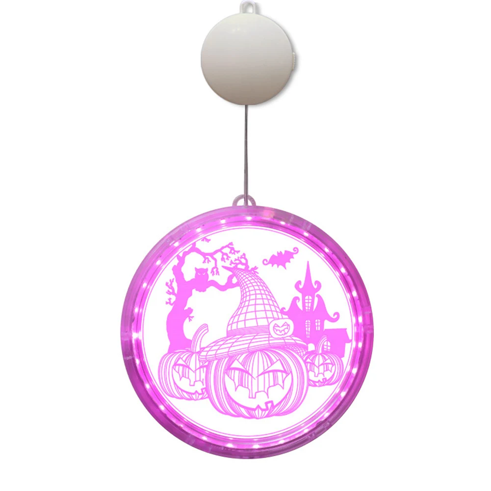 N Хэллоуин Подвесная лампа с присоской чашка светильник для окна декоративный