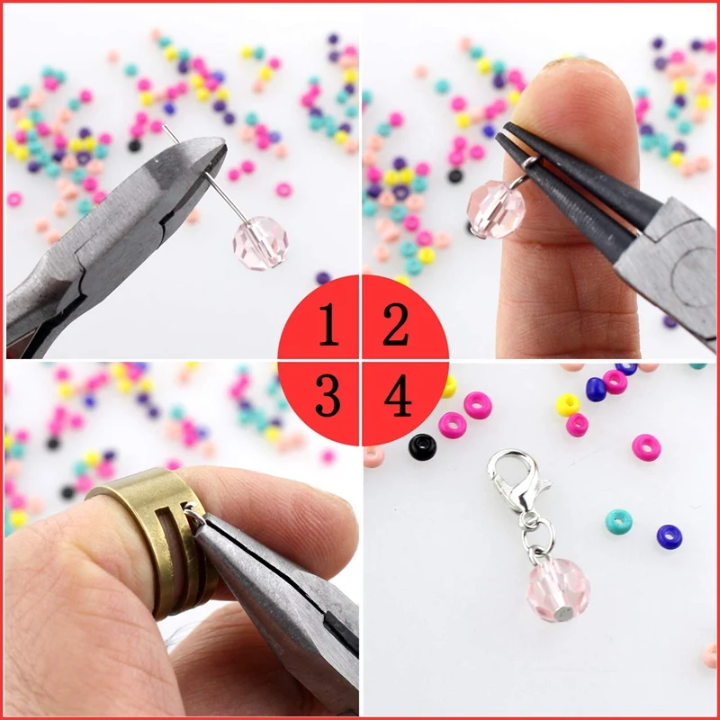 

Jewelry Making Kit with Jewelry Tools, Jewelry Wires, 3 Different Jewelry Pliers, Jewelry Making Findings for Jewelry Repair and