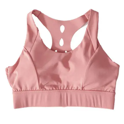 Ударопрочный сексуальный сетчатый бюстгальтер для йоги с эффектом пуш ап