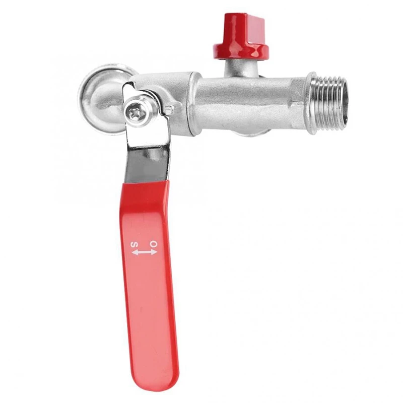 Латунный смеситель с двойным клапаном 90 градусов 1/2 дюйма|Запчасти для