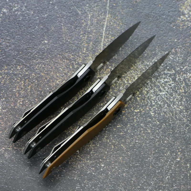 TIGEND SJ75 складной нож D2 blad titanium+ CF/G10 Ручка для кемпинга на открытом воздухе средство для охоты нож для фруктов тактика выживания EDC инструмент