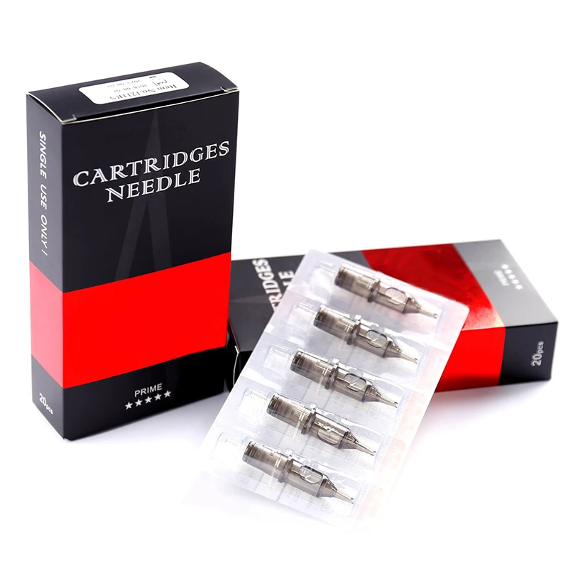 20 шт. одноразовые иглы для тату набор картриджей Magnum длинная коническая ручка