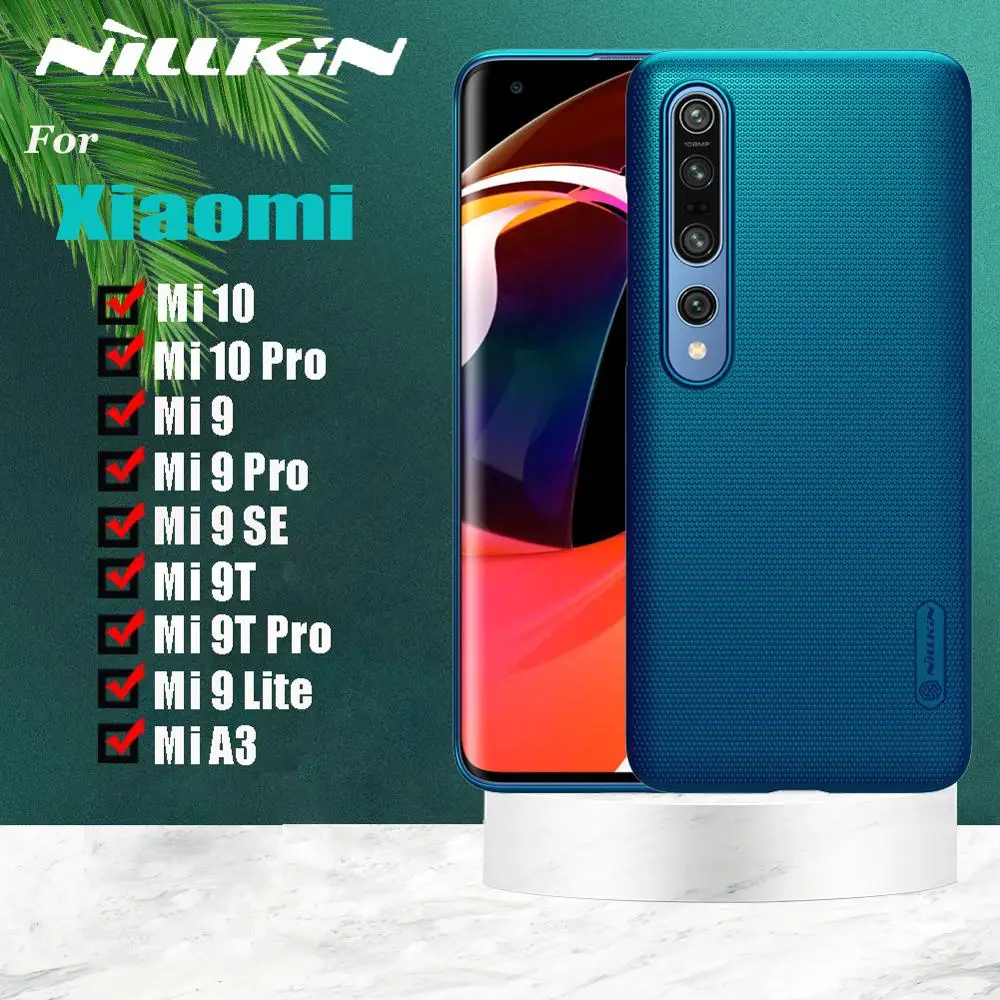 Для Xiaomi Mi Note 10 Lite Pro Чехол Корпус Nillkin матовый ПК Жесткий для 9 Mi9 SE 9T A3 Mi9T|Бамперы| |