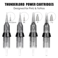 hot thunderlord power tattoo needle liner shader permanent makeup tattoo cartridge 1r 7f for universal tattoo machine pen newest