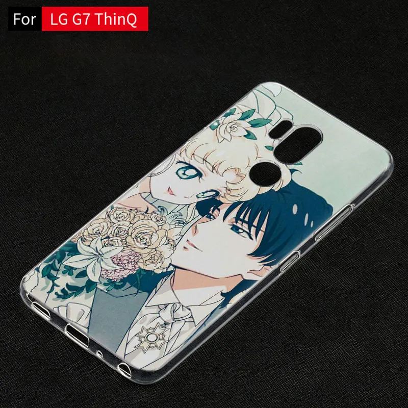 С рисунком из аниме «Сейлор Мун» силиконовый чехол для LG G5 G6 мини G7 G8 G8S V20 V30 V40 V50 ThinQ Q6 Q7 Q8 Q9 Q60 W10 W30 Aristo 2 X Мощность 2 3