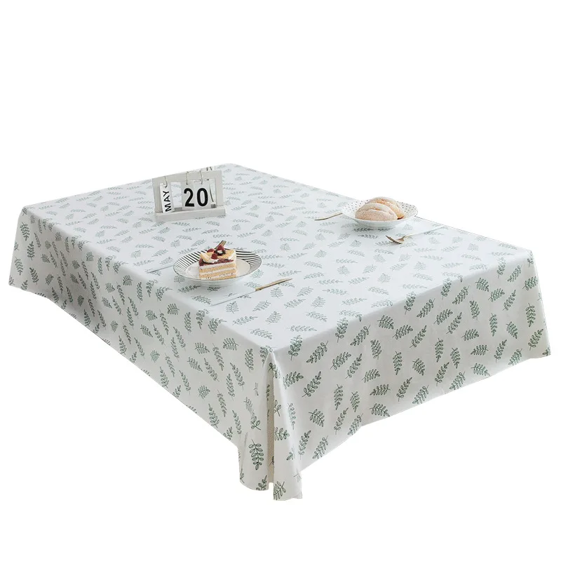 

Polyester Rectangle Checkered Table Cover Kitchen Table Linens Navy Pastoral Picnic Tablecloth for Resistant Dining Room
