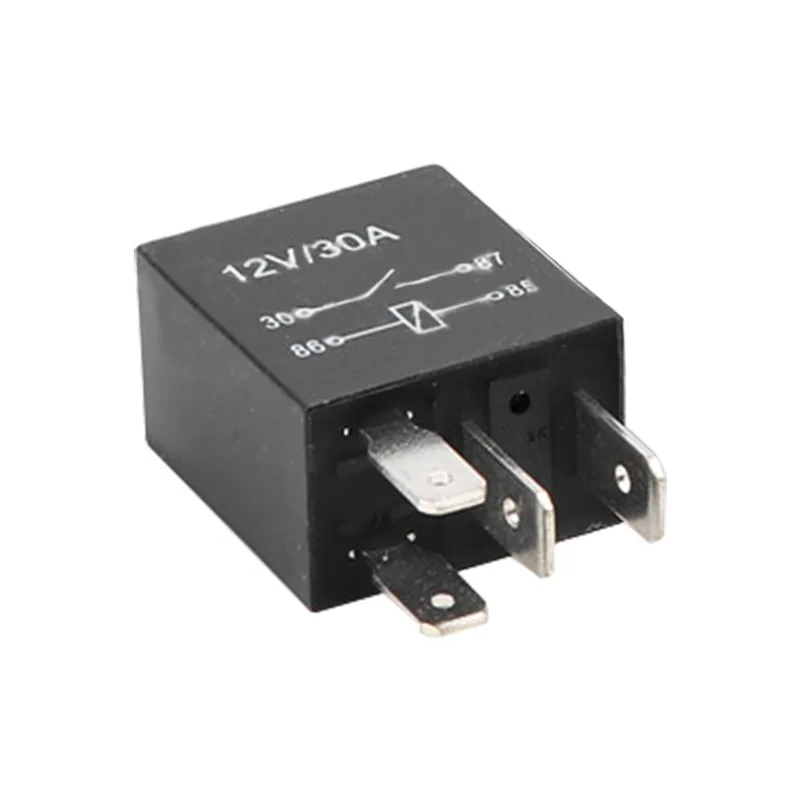 5 X 30A AMP 12V 4Pin Car Auto Relay Kit SPST For Fan Fuel Pump Light Horn | Автомобили и мотоциклы