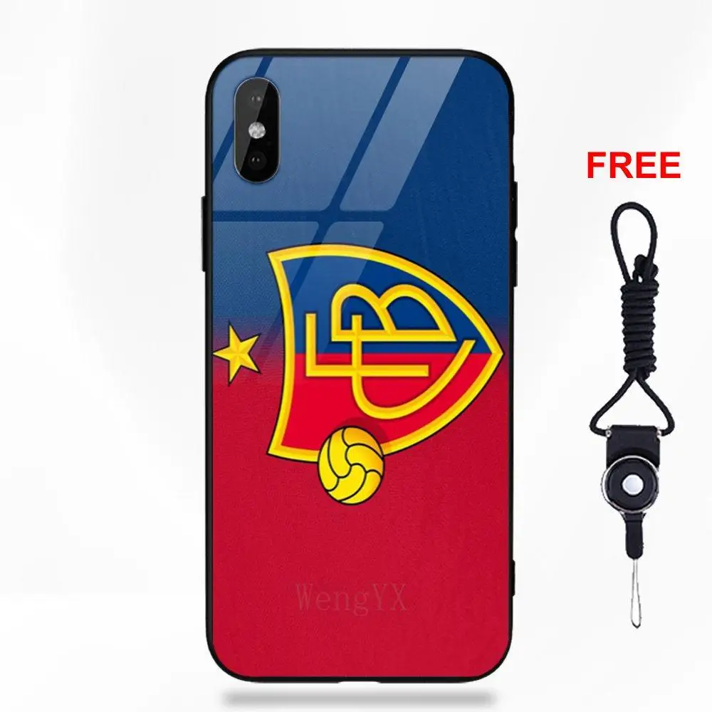 Popular Fc Basel Football Logo For Apple iPhone X XS Max XR 5 5C 5S SE 6 6S 7 8 Plus | Мобильные телефоны и аксессуары
