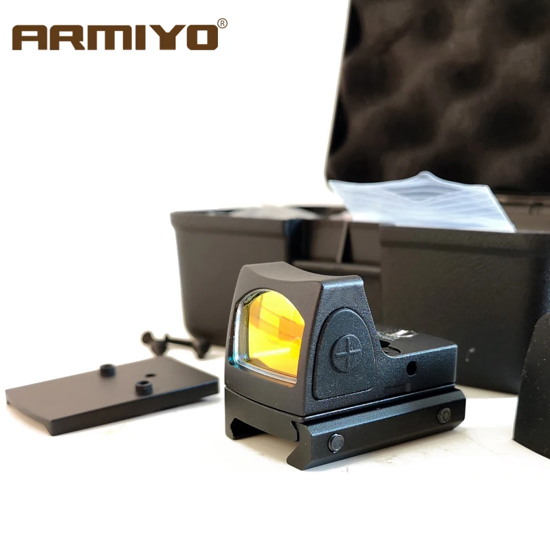 Прицел Armiyo для стрельбы и охоты лазерный Коллиматорный прицел с красной точкой